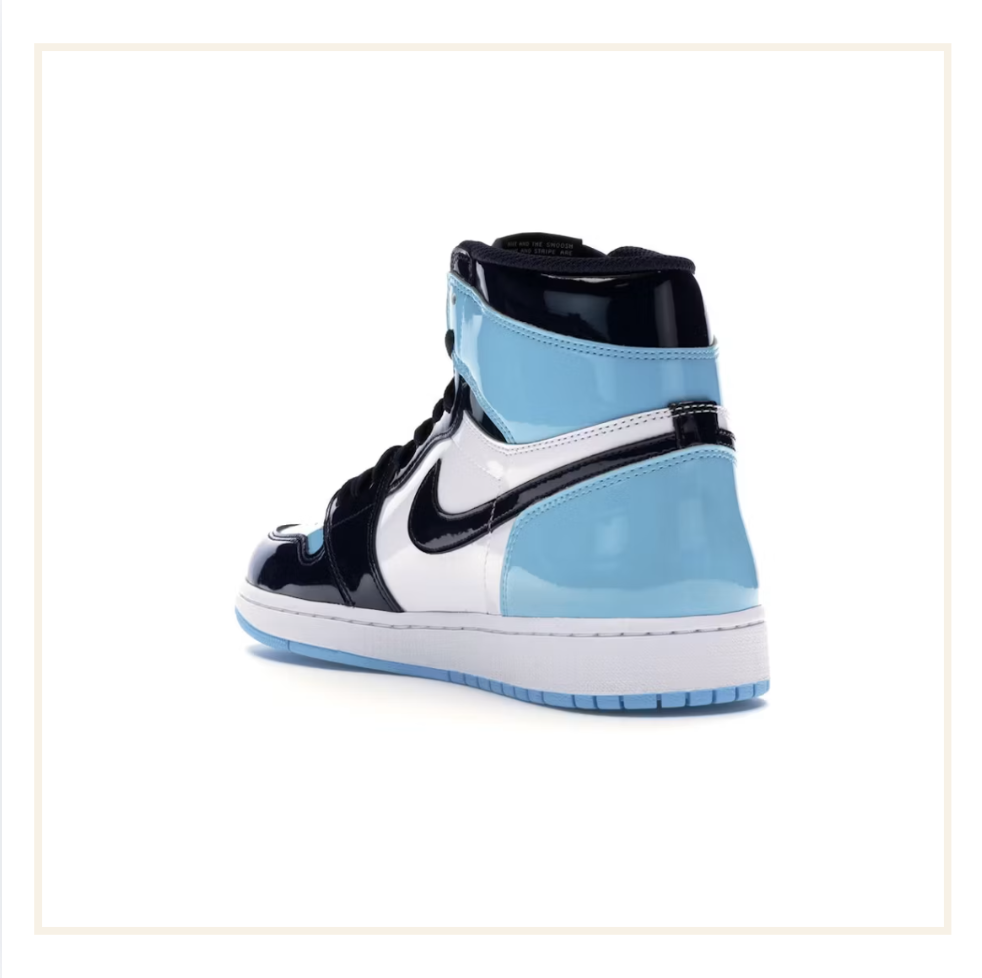 Air Jordan 1 Retro High UNC Patent Blue Chill (W)
