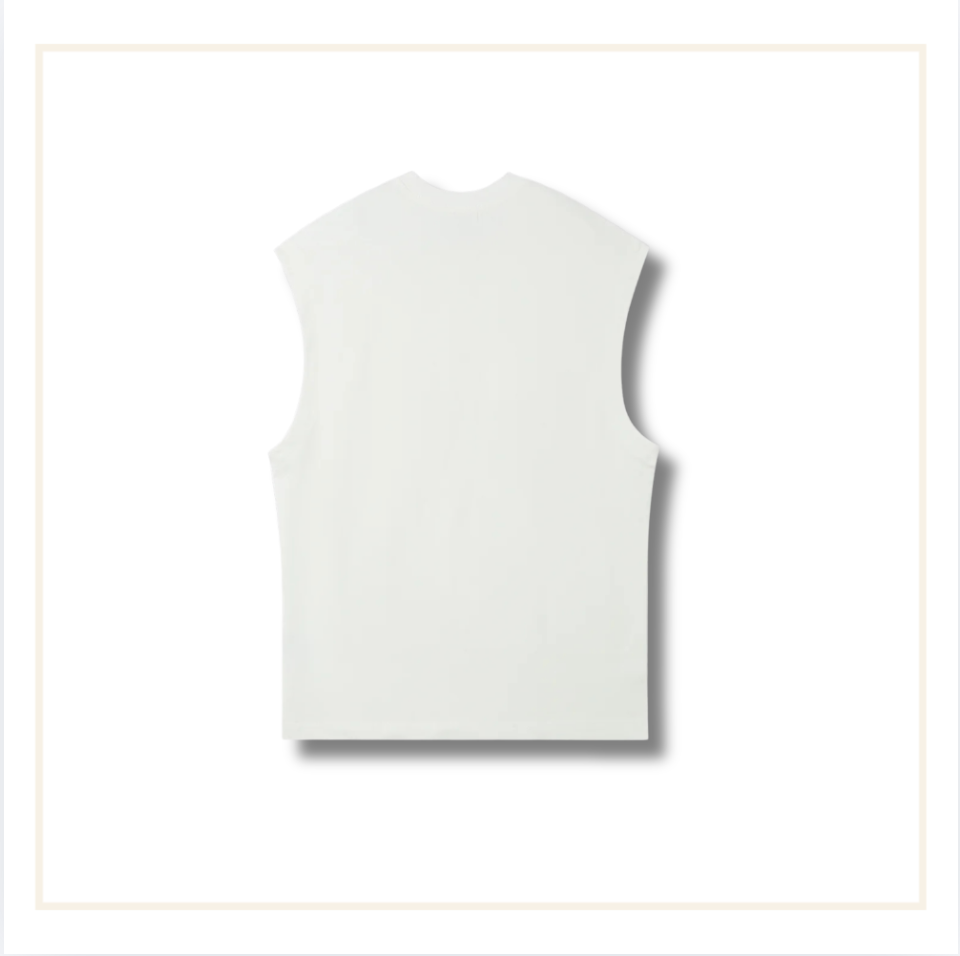 Noissey Checkered Racing Lips Tank T-Shirt White