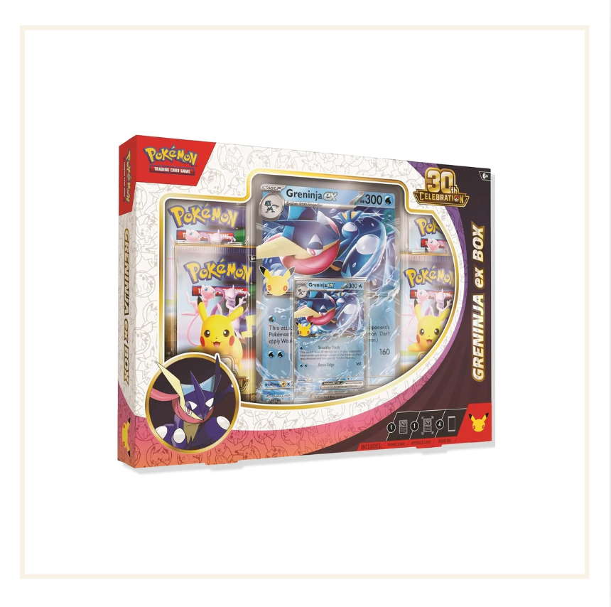 Pokèmon Mega Evolution 30th Celebration Greninja Ex Box