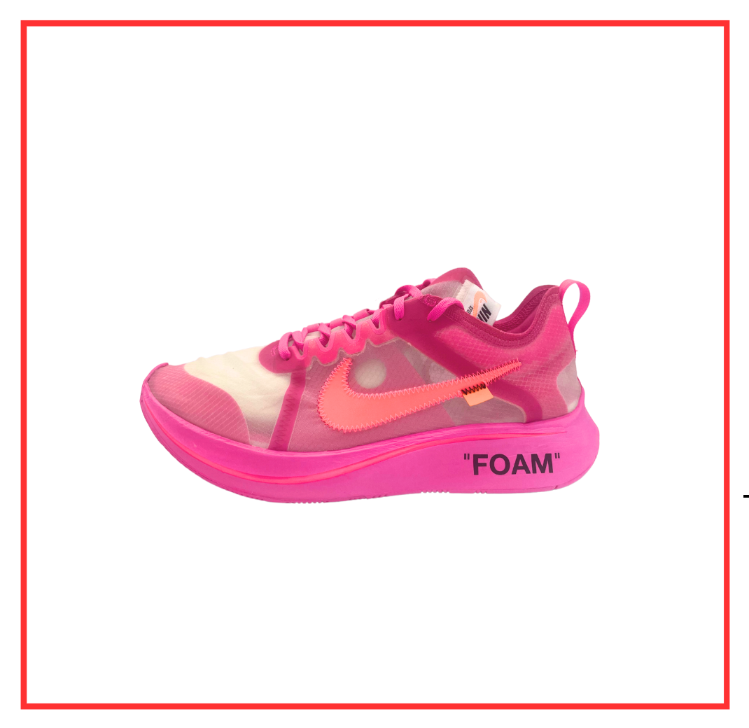 Off-White x Nike Zoom Fly Pink (Preloved) UK 9.5