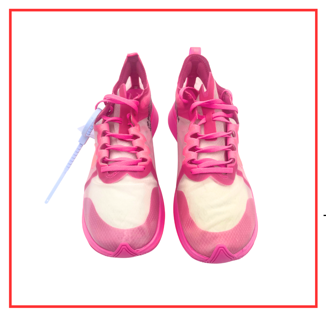 Off-White x Nike Zoom Fly Pink (Preloved) UK 9.5