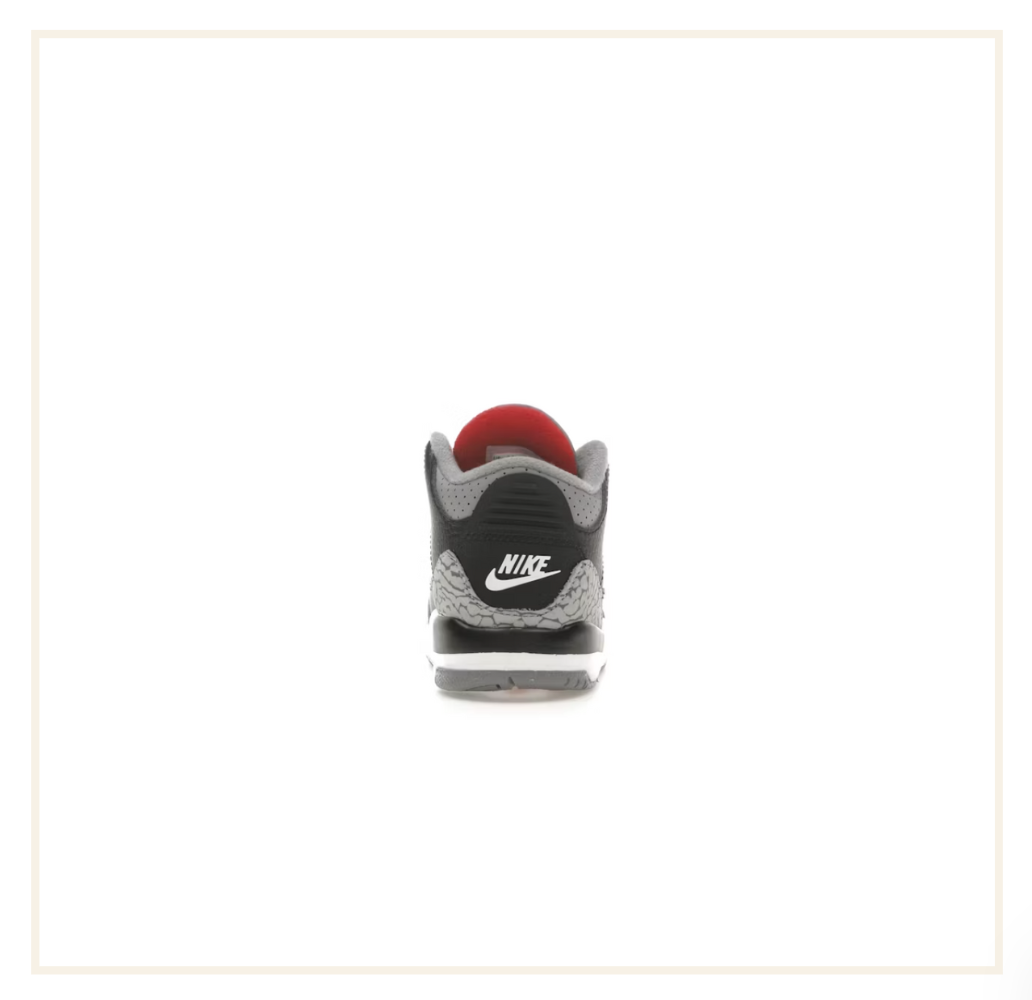 Air Jordan 3 Retro Black Cement (2024) (TD)