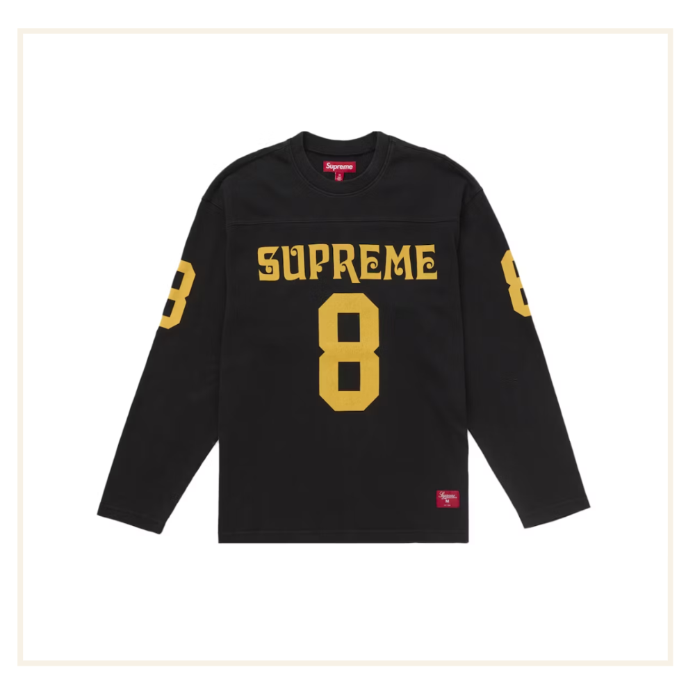 Supreme Affliated L/S Football Top Black