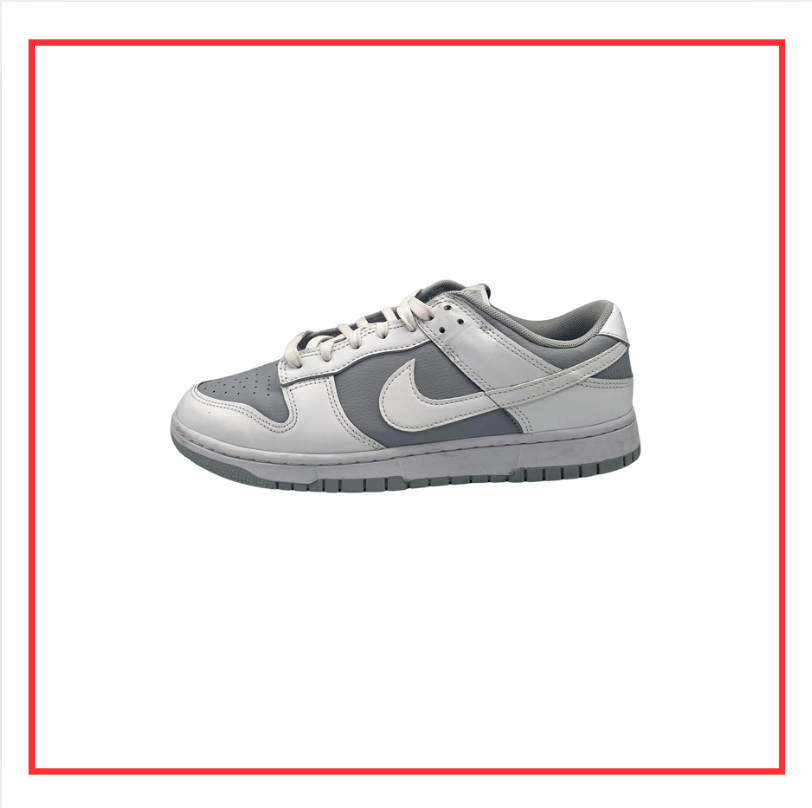 Nike Dunk Low White Grey (Preloved) UK 9