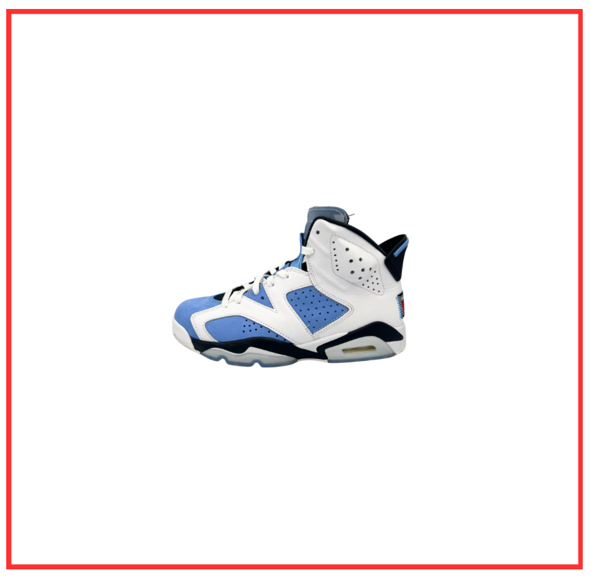 Air Jordan 6 Retro UNC White (Preloved) UK 7.5