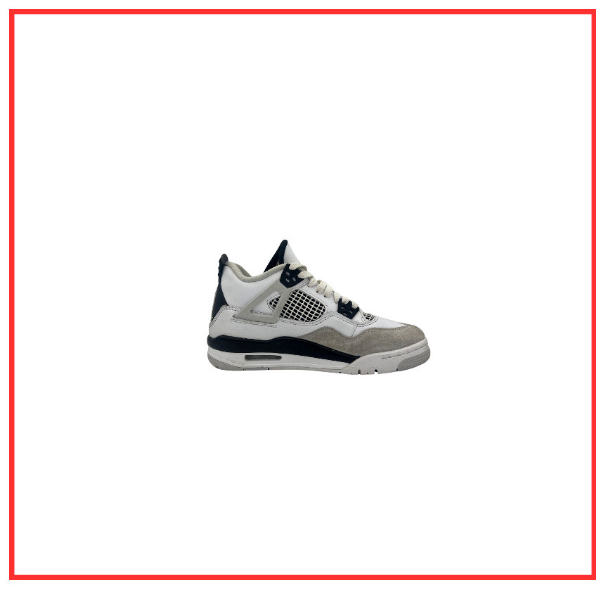 Air Jordan 4 Retro Military Black (GS) (Preloved) UK 4.5