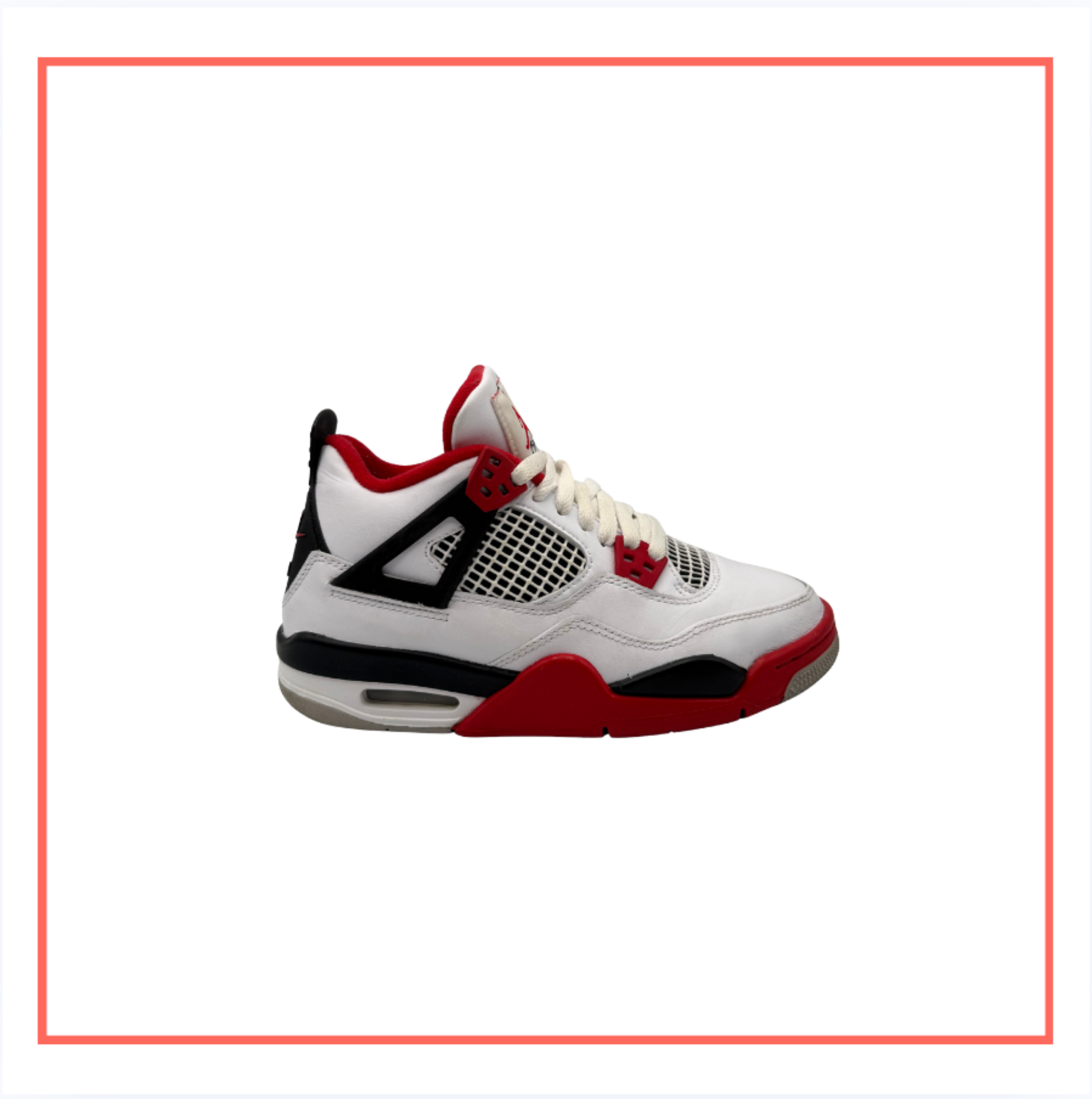 Air Jordan 4 Retro Fire Red (GS) (Preloved) UK 4