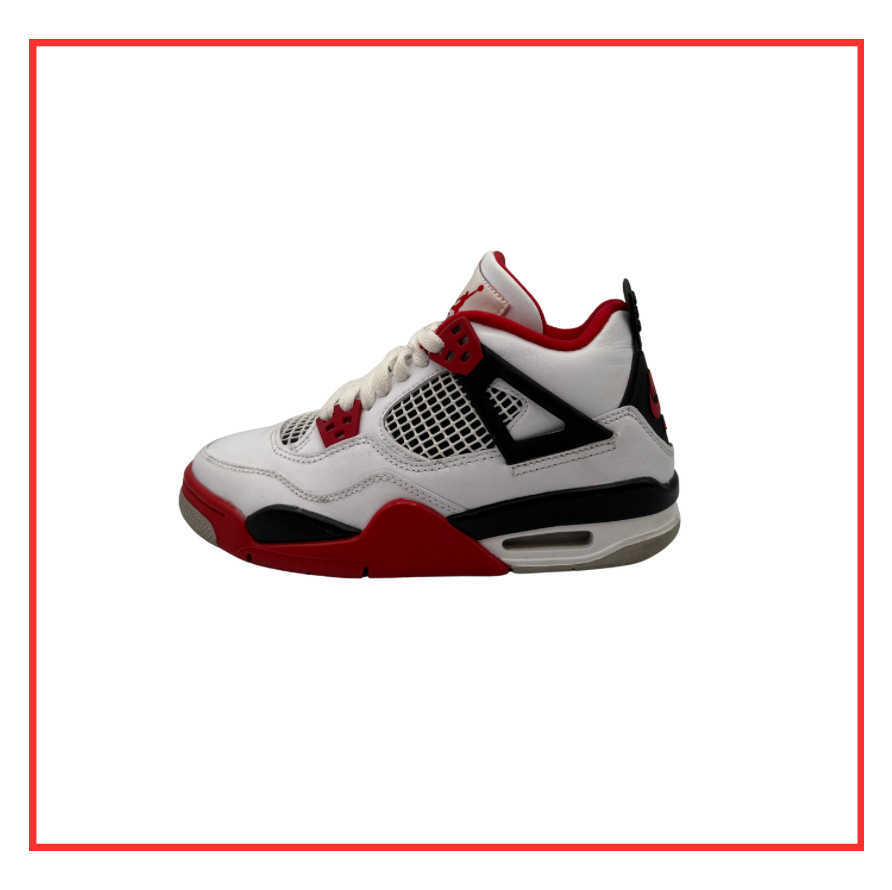 Air Jordan 4 Retro Fire Red (GS) (Preloved) UK 4