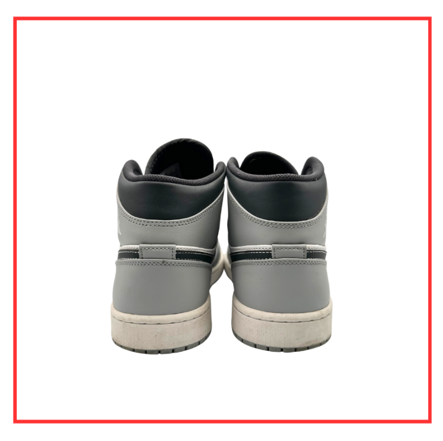 Air Jordan 1 Mid Light Smoke Grey Anthracite (Preloved) UK 10