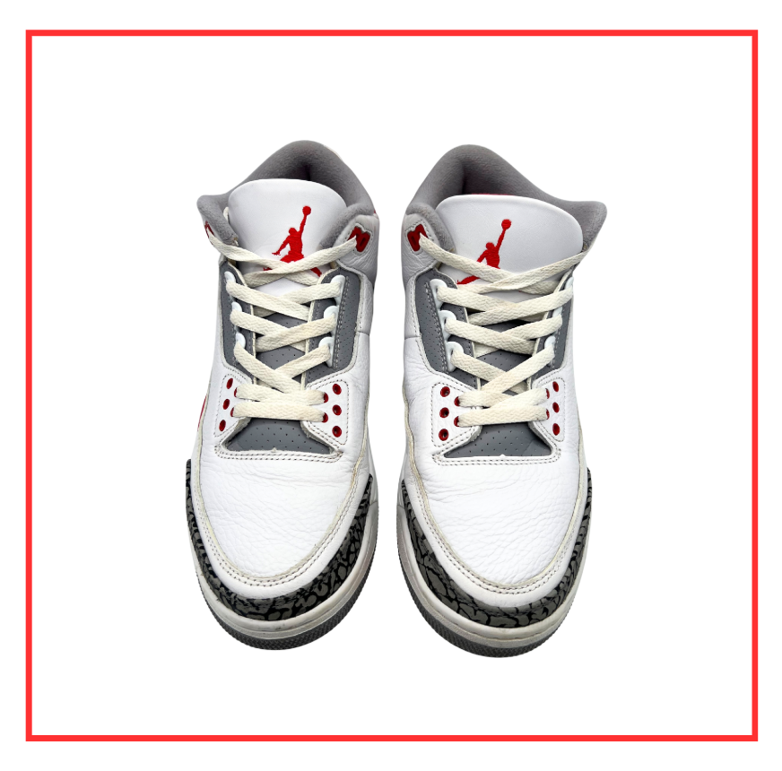 Air Jordan 3 Retro Fire Red (2022) (Preloved) UK 8