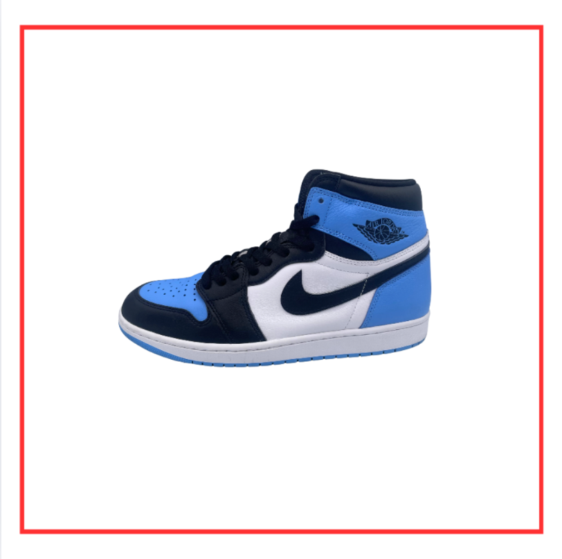 Air Jordan 1 Retro High OG UNC Toe (Preloved) UK 10.5