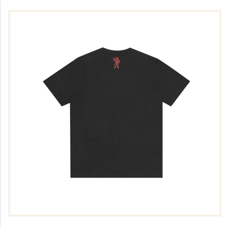 Billionaire Boys Club Duck Embroidered Straight Logo Slub T-shirt - Black