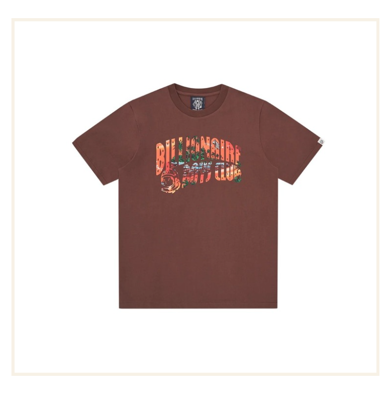 Billionaire Boys Club Tropical Island Fill Arch Logo T-shirt - Brown