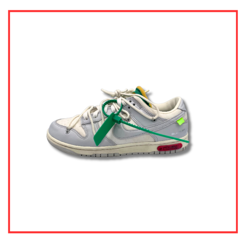 Off-White x Nike Dunk Low White Lot 25 (Preloved) UK 8.5