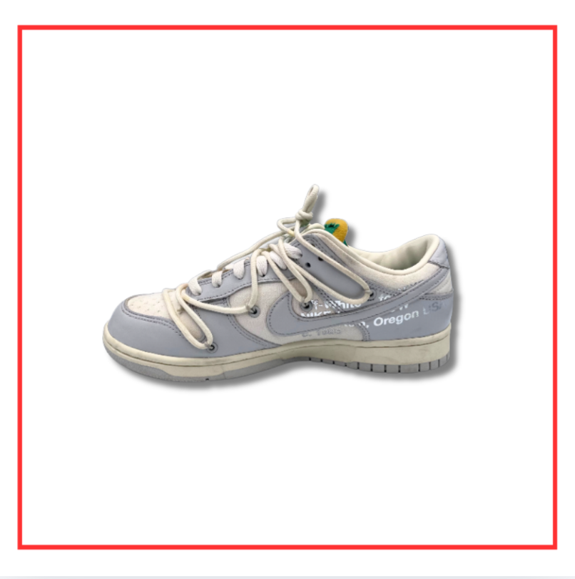 Off-White x Nike Dunk Low White Lot 25 (Preloved) UK 8.5