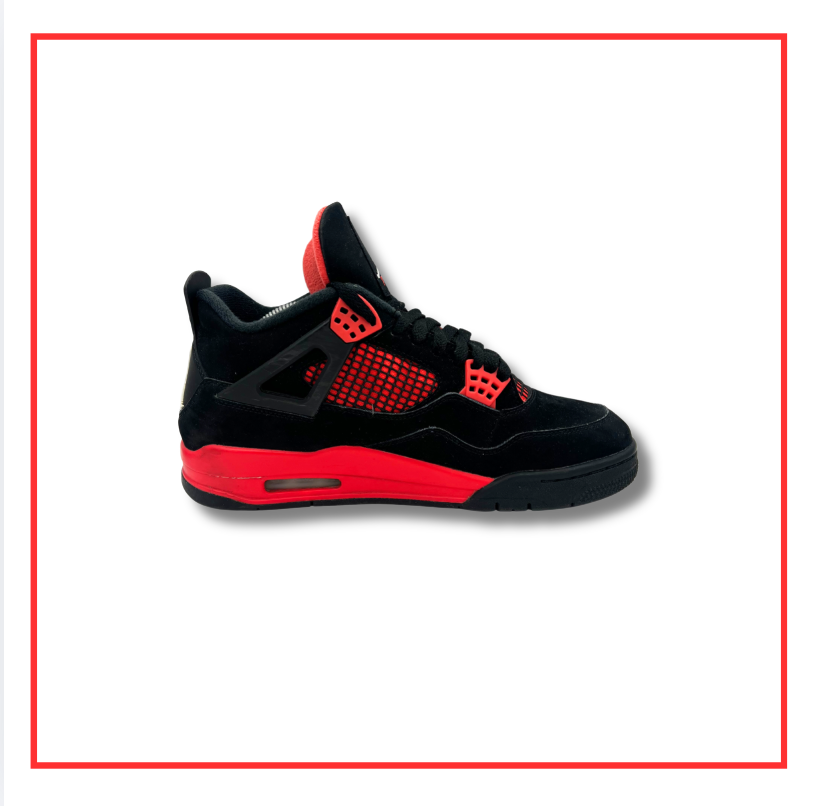 Air Jordan 4 Retro Red Thunder (Preloved) UK 8
