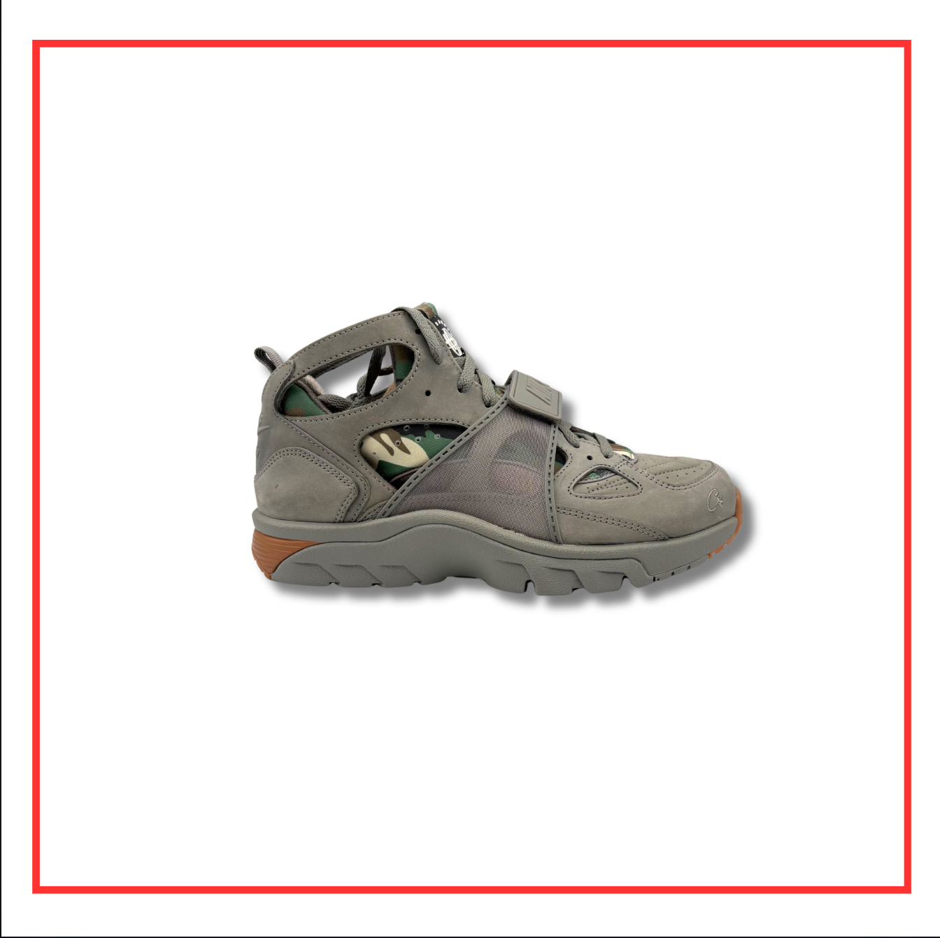 Nike Air Trainer Huarache Corteiz Gully Grey (Preloved) UK 9
