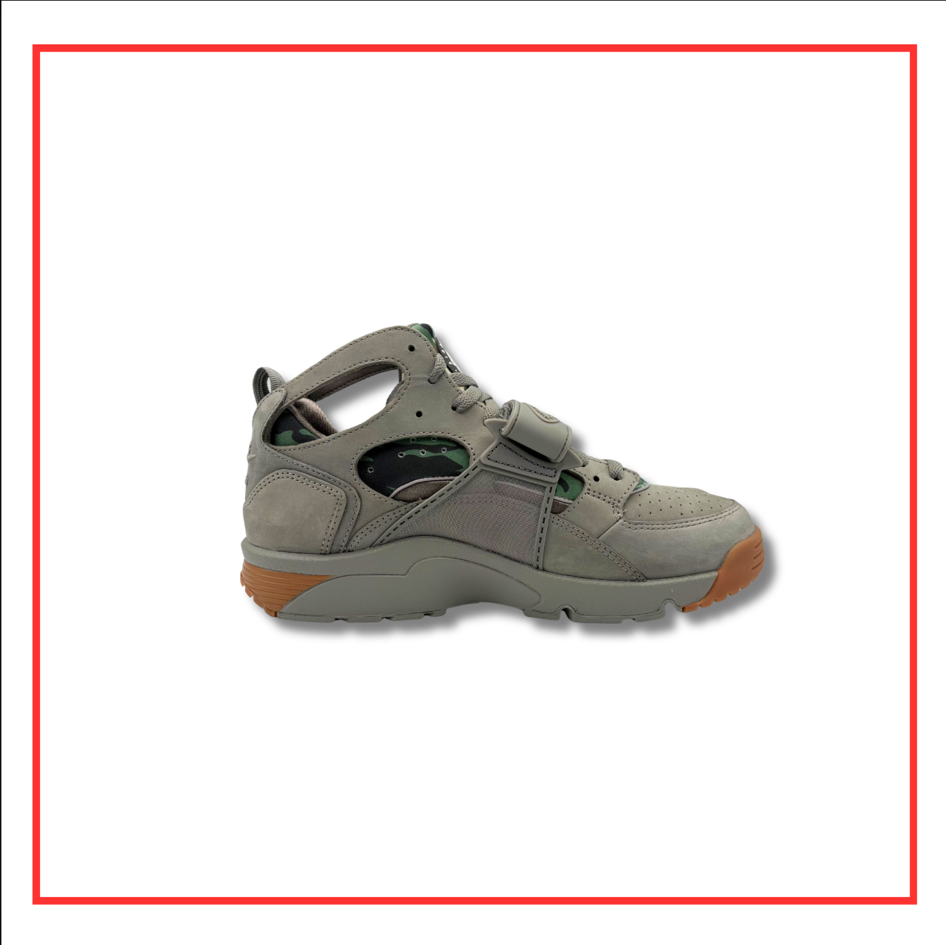 Nike Air Trainer Huarache Corteiz Gully Grey (Preloved) UK 9