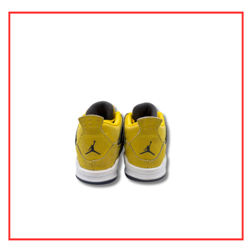 Air Jordan 4 Retro Lightning (2021) (TD) (Preloved) UK 9.5C