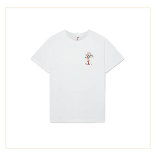 Casablanca Nature Teacher T-Shirt White