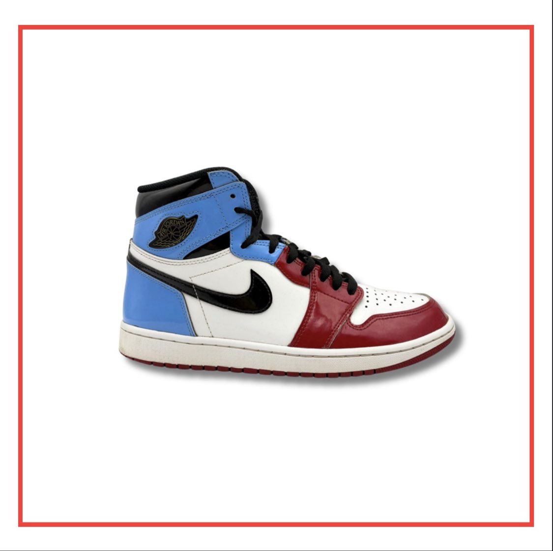 Jordan 1 Retro High Fearless UNC Chicago (Preloved) UK 9