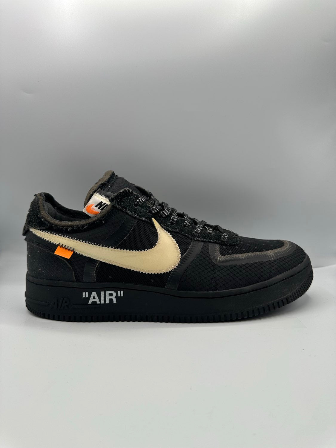 Nike Air Force 1 Low Off-White Black (Preloved) UK 10