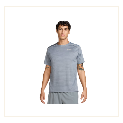 Nike Miler Running Top / Challenger Shorts Grey