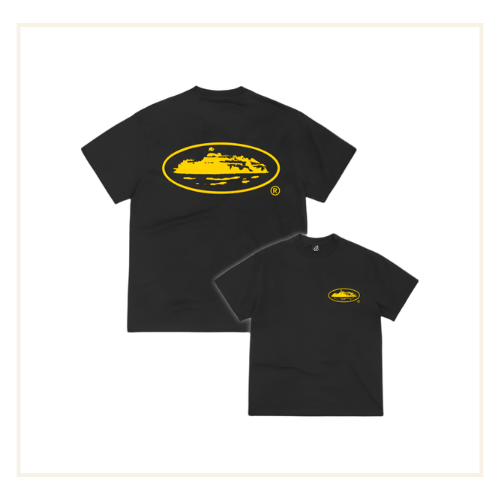 Corteiz OG Island Tee Black & Yellow