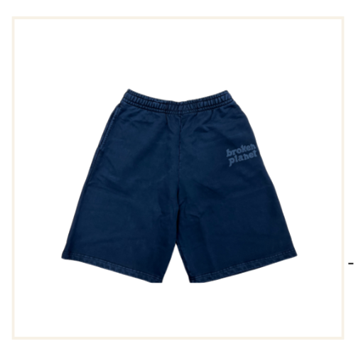 Broken Planet Basics Washed Midnight Black Shorts