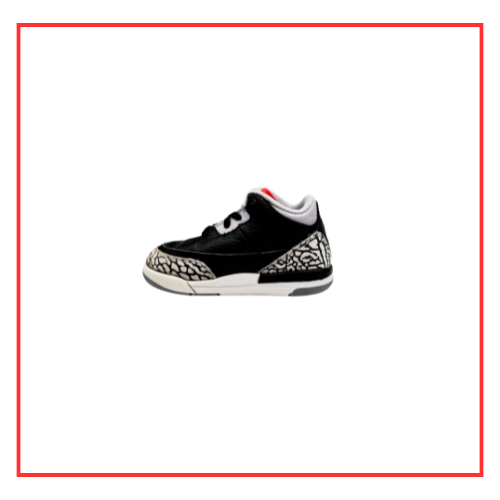 Air Jordan 3 Retro Black Cement (TD) (Preloved) UK 7.5C