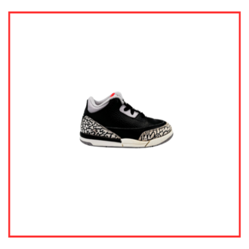 Air Jordan 3 Retro Black Cement (TD) (Preloved) UK 7.5C