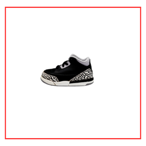 Air Jordan 3 Retro Black Cement (TD) (Preloved) UK 7.5C