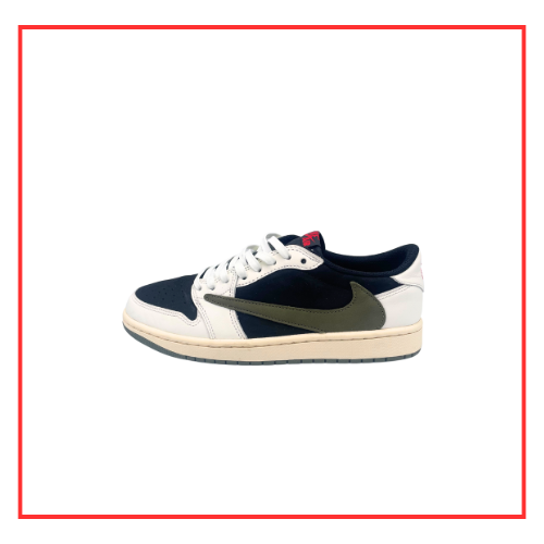 Travis Scott x Air Jordan 1 Low Olive (Preloved) UK 6.5