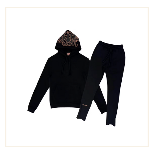 Syna World Logo Tracksuit Black/Rose Gold