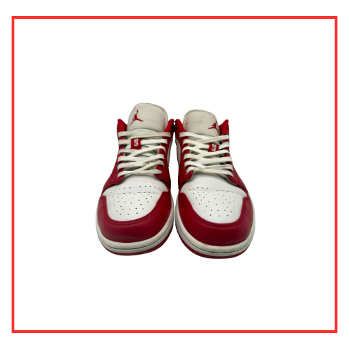Air Jordan 1 Low Gym Red White (Preloved) UK 6.5