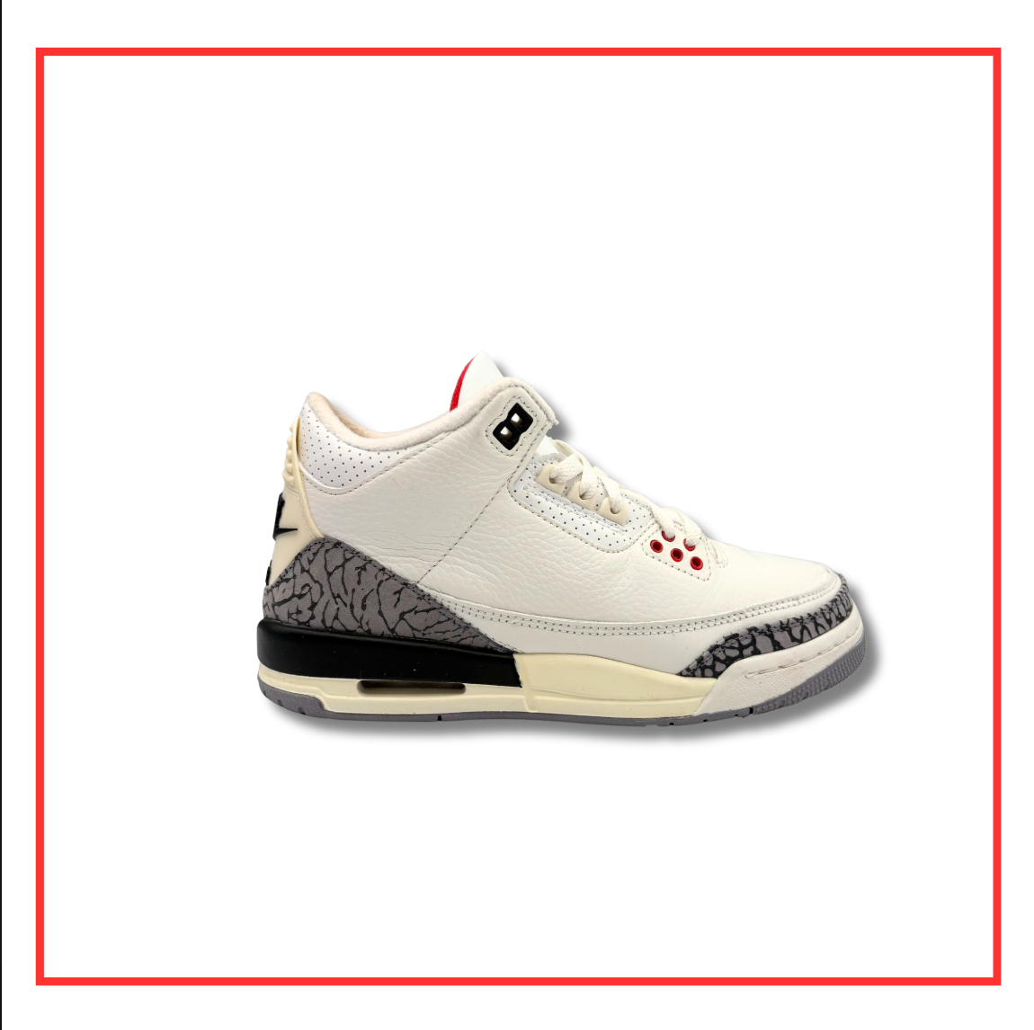 Air Jordan 3 Retro White Cement (GS) (Preloved) UK 5.5
