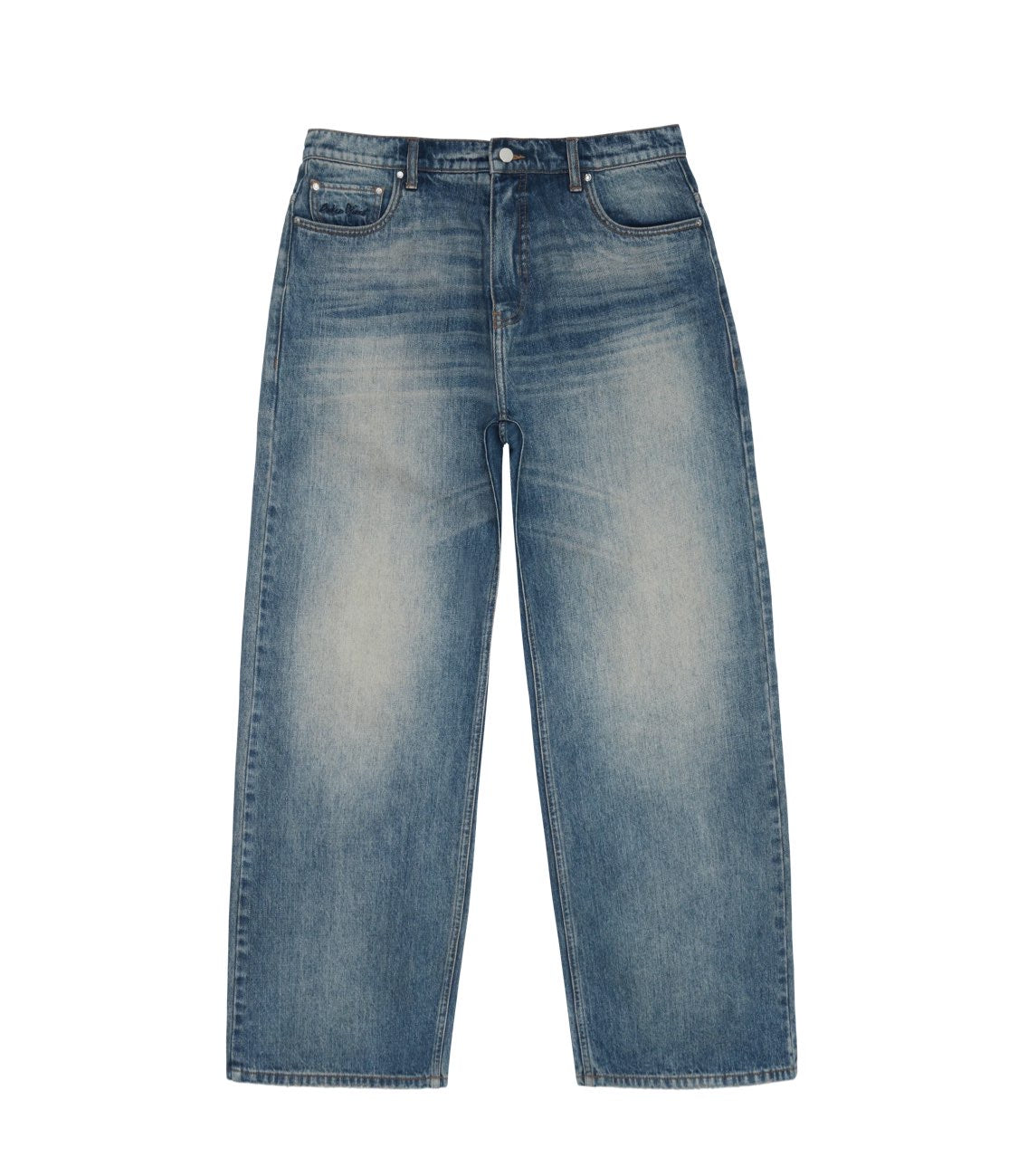 Broken planet Denim Jeans Washed Blue