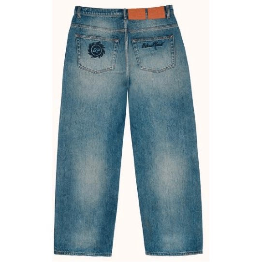 Broken planet Denim Jeans Washed Blue