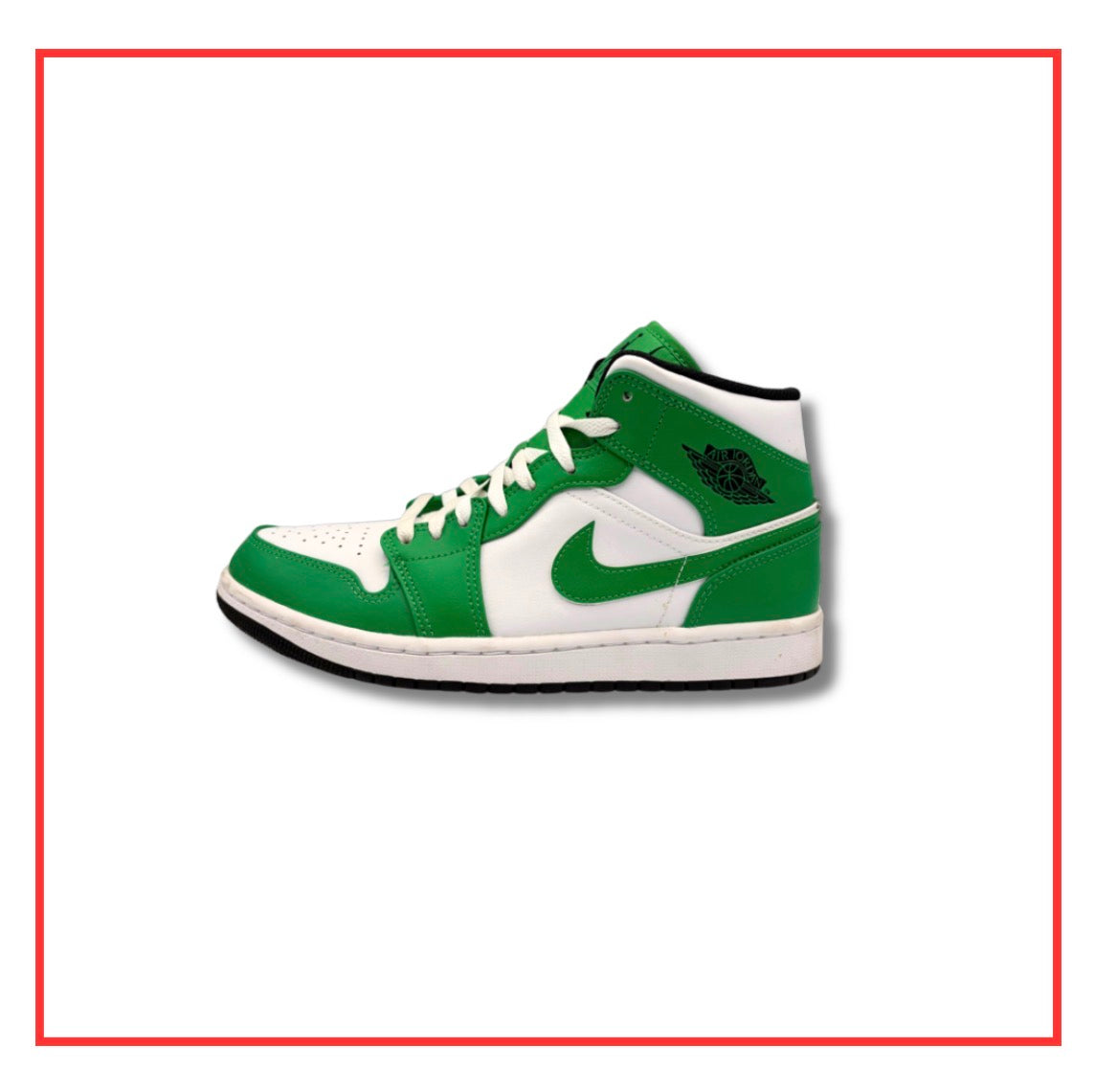 Air Jordan 1 Mid Lucky Green (Preloved) UK 7.5
