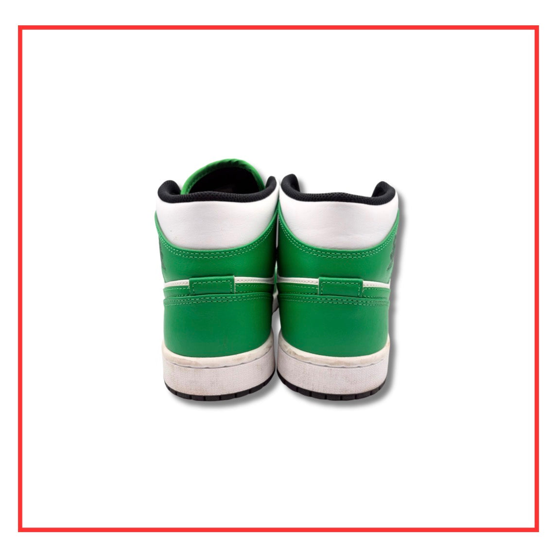 Air Jordan 1 Mid Lucky Green (Preloved) UK 7.5
