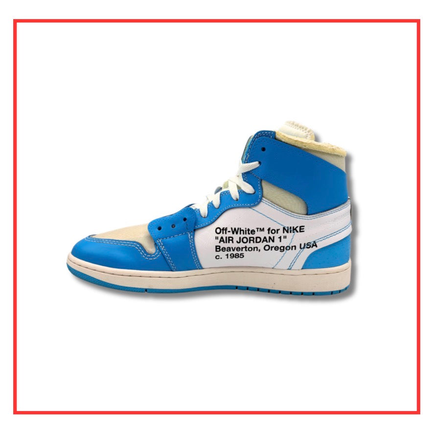 Off-White™️ x Air Jordan 1 Retro High University Blue (Preloved) UK 11