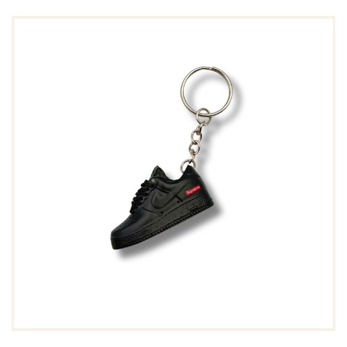 Nike Air Force 1 Low x Supreme Black (Keychain)