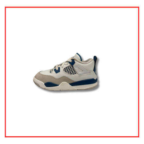 Air Jordan 4 Retro Military Blue (2024) (TD) (Preloved) UK 9.5C