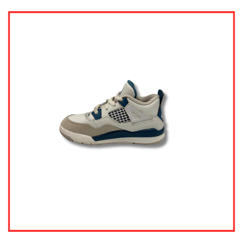 Air Jordan 4 Retro Military Blue (2024) (TD) (Preloved) UK 9.5C