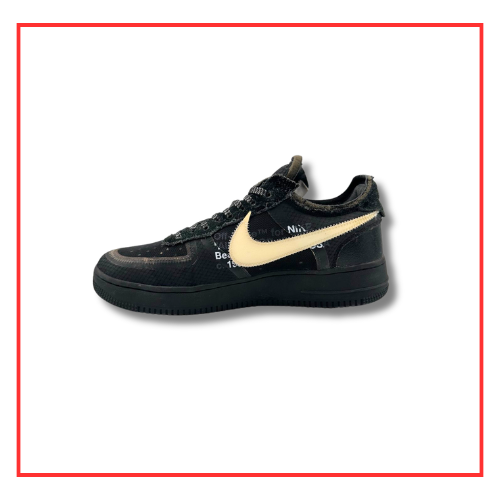 Nike Air Force 1 Low Off-White Black (Preloved) UK 10