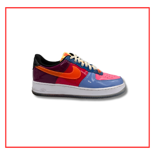 Nike Air Force 1 Low Undefeated Multi-Patent Total Orange (Preloved) UK 9
