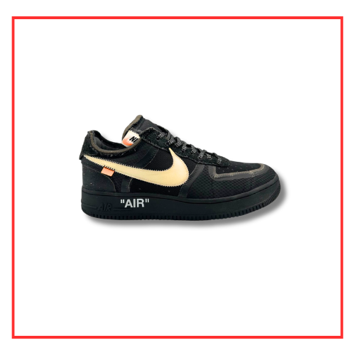 Nike Air Force 1 Low Off-White Black (Preloved) UK 10