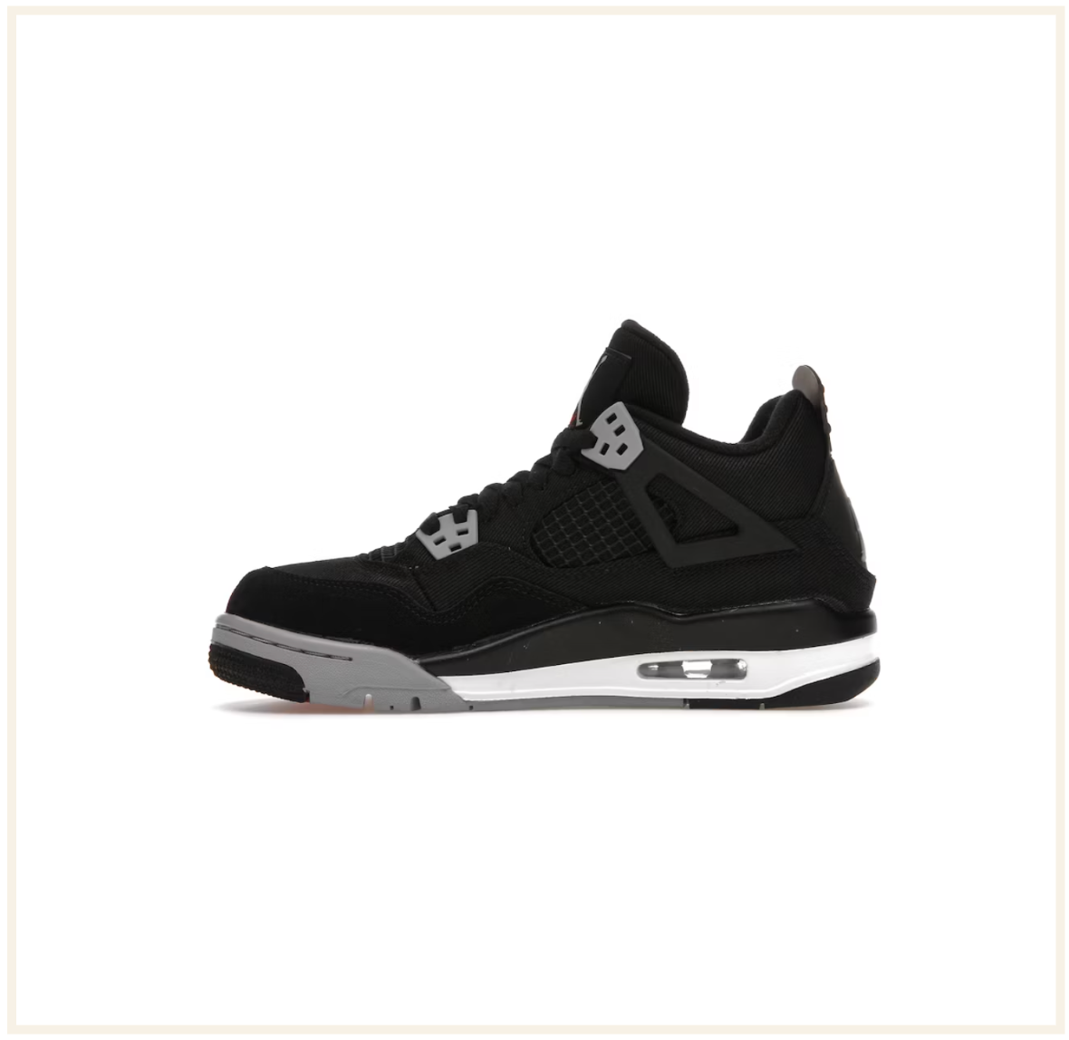 Air Jordan 4 Retro SE Black Canvas (GS) (2022)