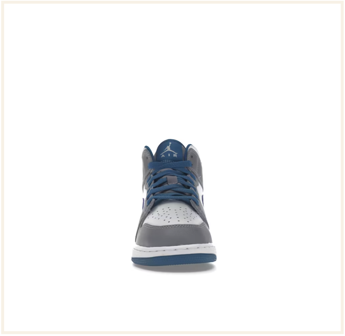 Air Jordan 1 Mid True Blue Cement (GS)