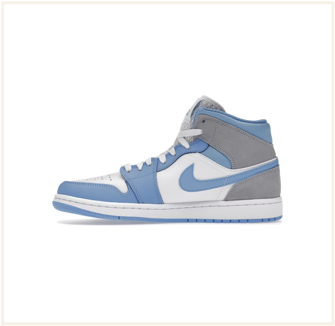 Air Jordan 1 Mid University Blue Grey